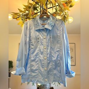 TanJay Light Blue Windbreaker